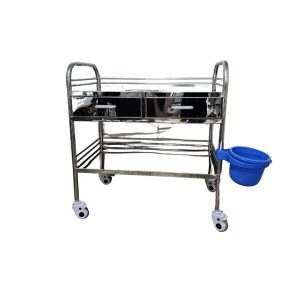 Carrito Auxiliar Inoxidable 2 Divisiones