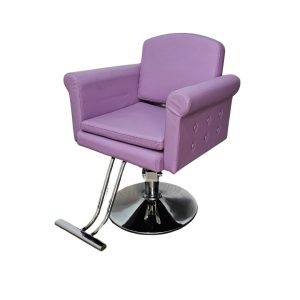 Silla Corte Lila Base Plateada